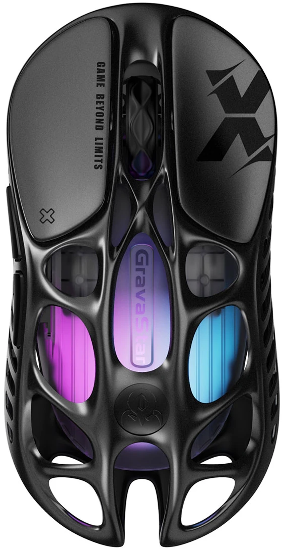 Ультралегкая беспроводная мышь GravaStar Mercury X Pro (BK CX52850)