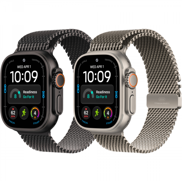 Apple Watch Ultra 4 ремешок Titanium Milanese 