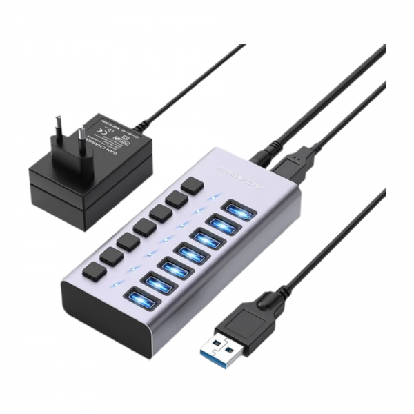 Acasis USB - хаб HS-707MG (7USB-A)