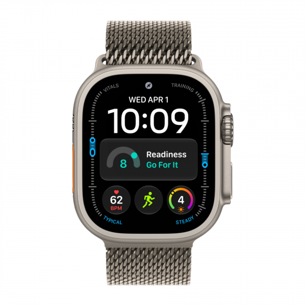 Apple Watch Ultra 4 ремешок Titanium Milanese
