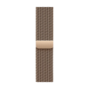 Apple Watch Series 11 46mm Gold Titanium ремешок Milanese Loop S/M