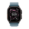 Apple Watch Ultra 3 Black Titanium 49mm Alpine Loop Light Blue S