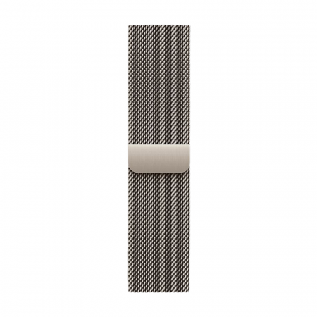 Apple Watch Series 11 46mm Natural Titanium ремешок Milanese Loop S/M
