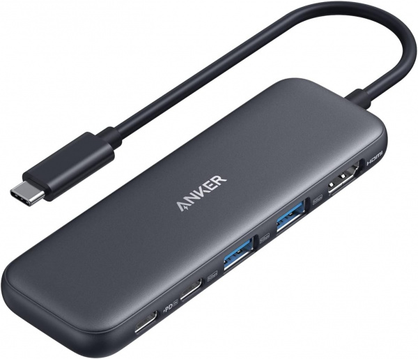 Мультифункциональный хаб Anker 332 USB-C Hub 5 в 1 (A8355611)