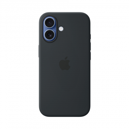 Чехол Apple Silicone Case для iPhone 17 с MagSafe. Цвет: Black (черный)