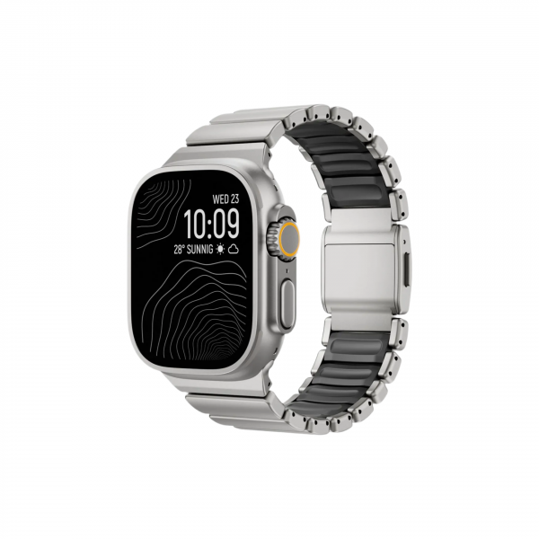 Титановый блочный ремешок REDEFINE для Apple Watch Ultra Natural Titanium 