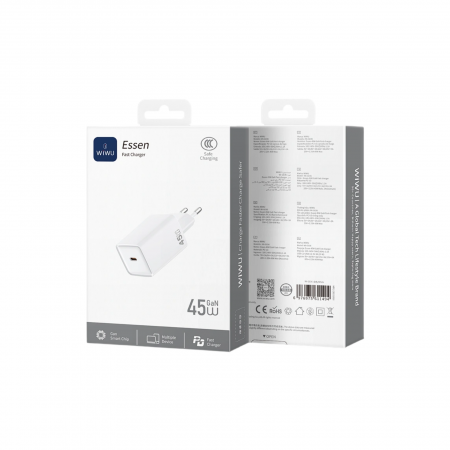 Сетевое зарядное устройство Wiwu 45W Wi-G036 