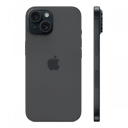 iPhone 15 (Sim+E-Sim) - Черный - 128 Gb