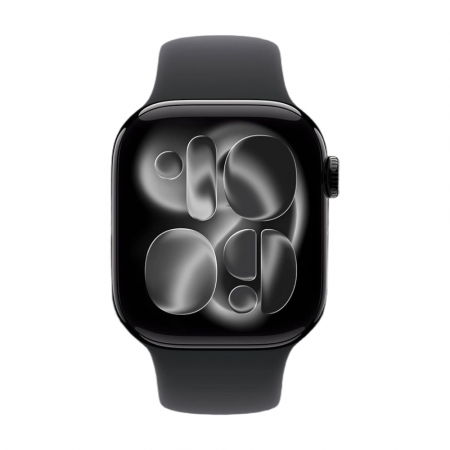 Apple Watch Series 11 42mm Jet Black ремешок Sport Band M/L