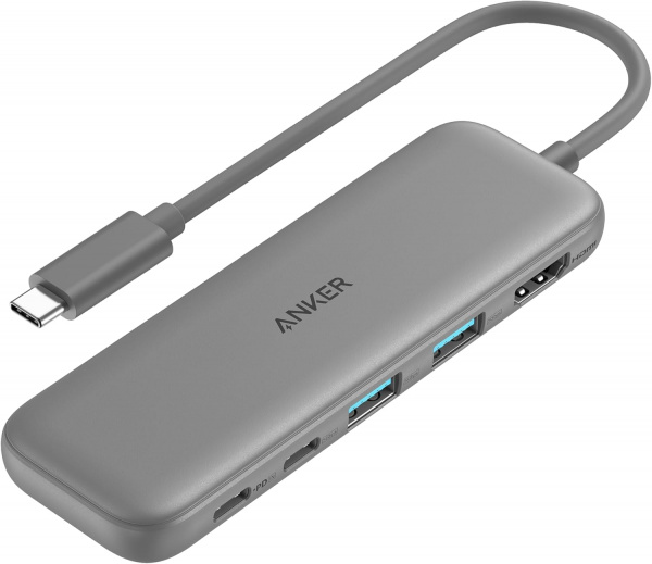 Мультифункциональный хаб Anker 332 USB-C Hub 5 в 1 (A8355611)