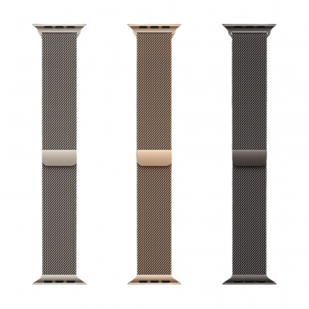 Apple Watch Series 11 46mm Slate ремешок Milanese Loop M/L