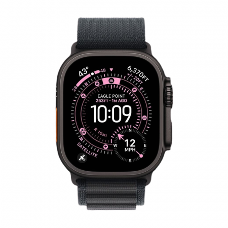 Apple Watch Ultra 3 Black Titanium 49mm Alpine Loop Black S