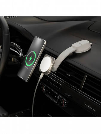 Автомобильный держатель с функцией зарядки MOMAX Q2.Mag Mount 2 в 1 (CM32L)