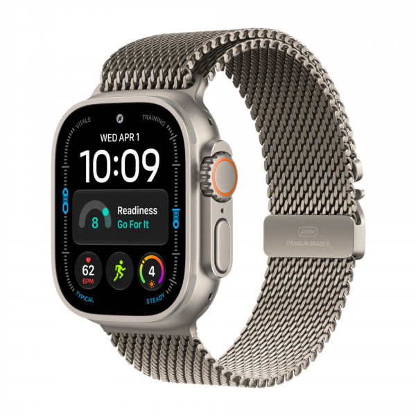 Apple Watch Ultra 4 ремешок Titanium Milanese 