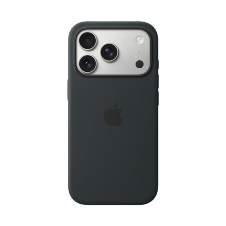 Чехол Apple Silicone Case для iPhone 17 Pro Max с MagSafe. Цвет: Black (черный)
