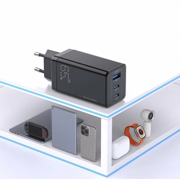 Сетевое зарядное устройство Vyvylabs Gan Fast Charger 65w (GAN65EU)