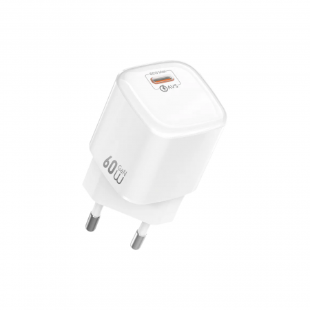 Ультракомпактное сетевое зарядное устройство Wiwu 60W Wi-G037