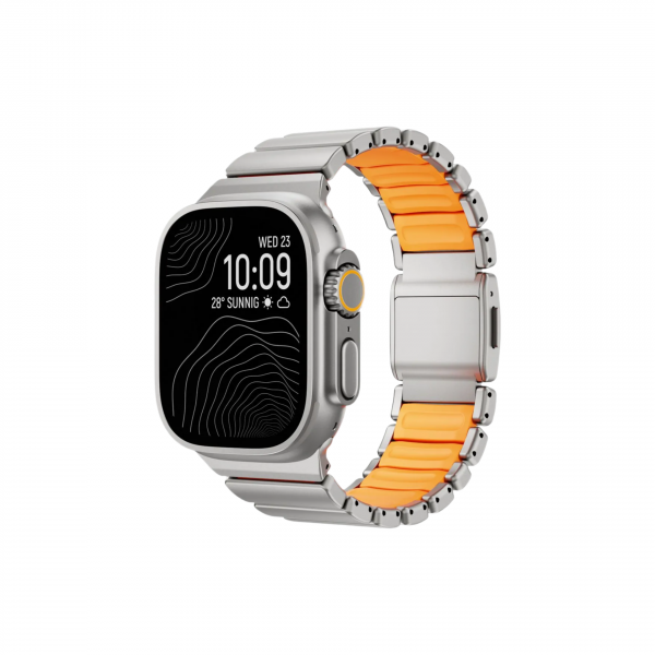 Титановый блочный ремешок REDEFINE для Apple Watch Ultra Natural Titanium 